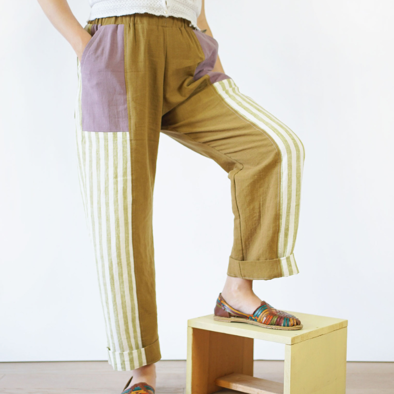 Matchy Matchy Sewing Club Recess Play Pants PDF Pattern