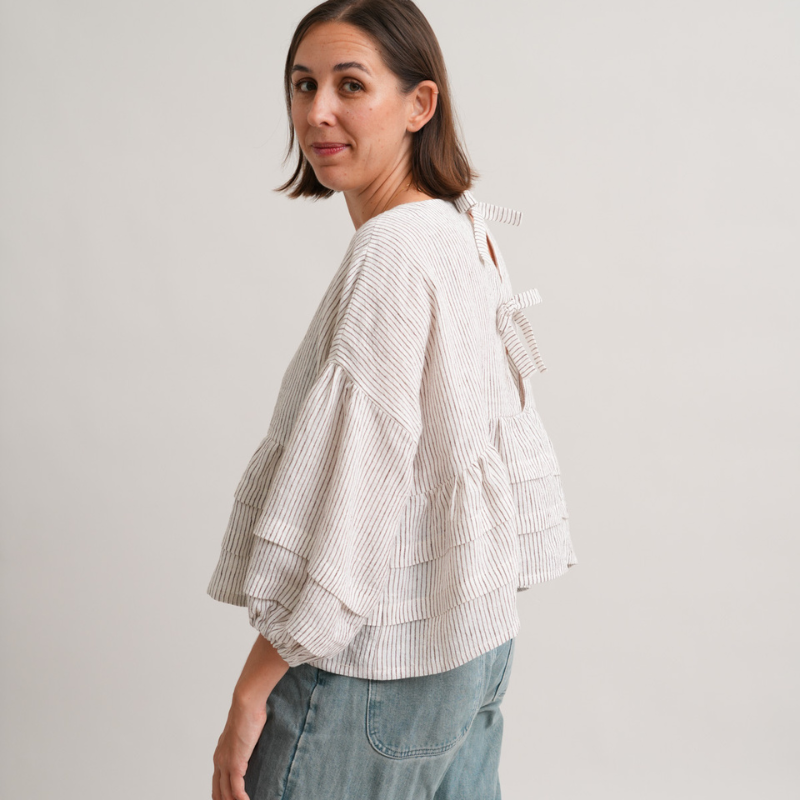 Pintuck Poet Blouse
