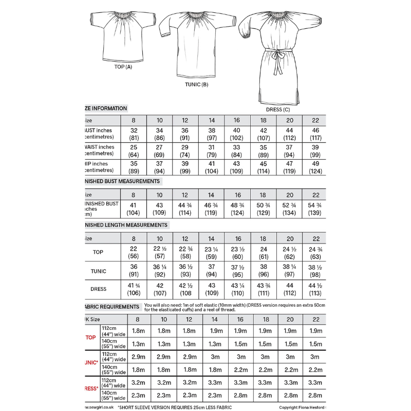Agnes Top & Tunic Dress