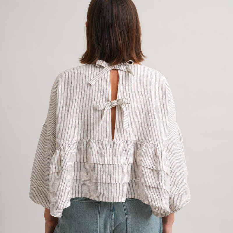 Pintuck Poet Blouse