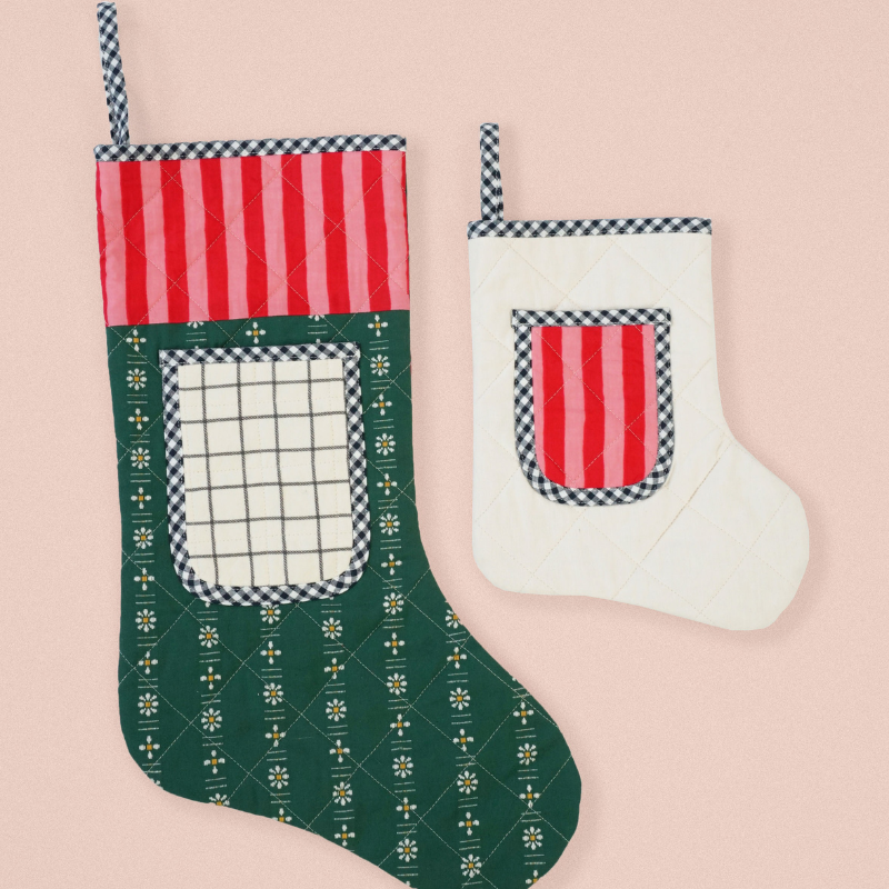Quilted Pocket Stocking