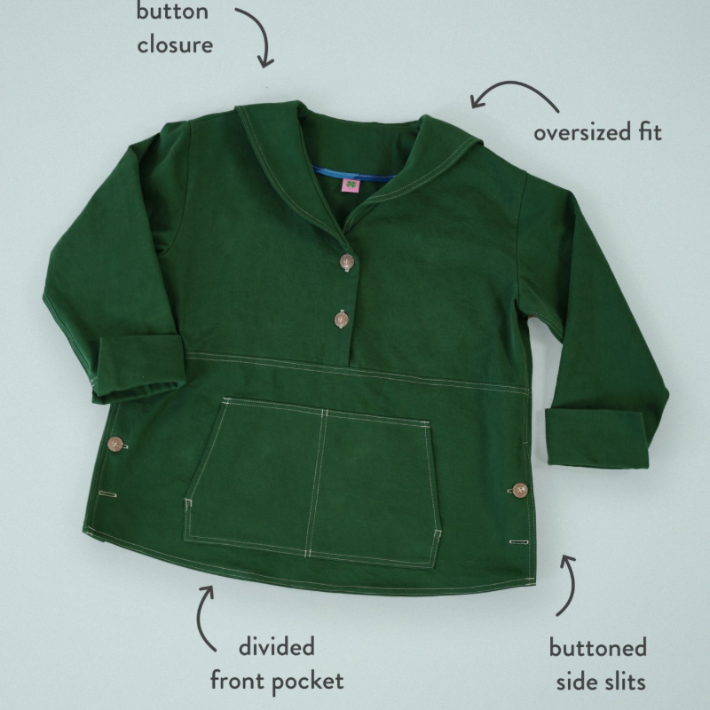 Matchy Matchy Sewing Club On Deck Popover PDF Pattern