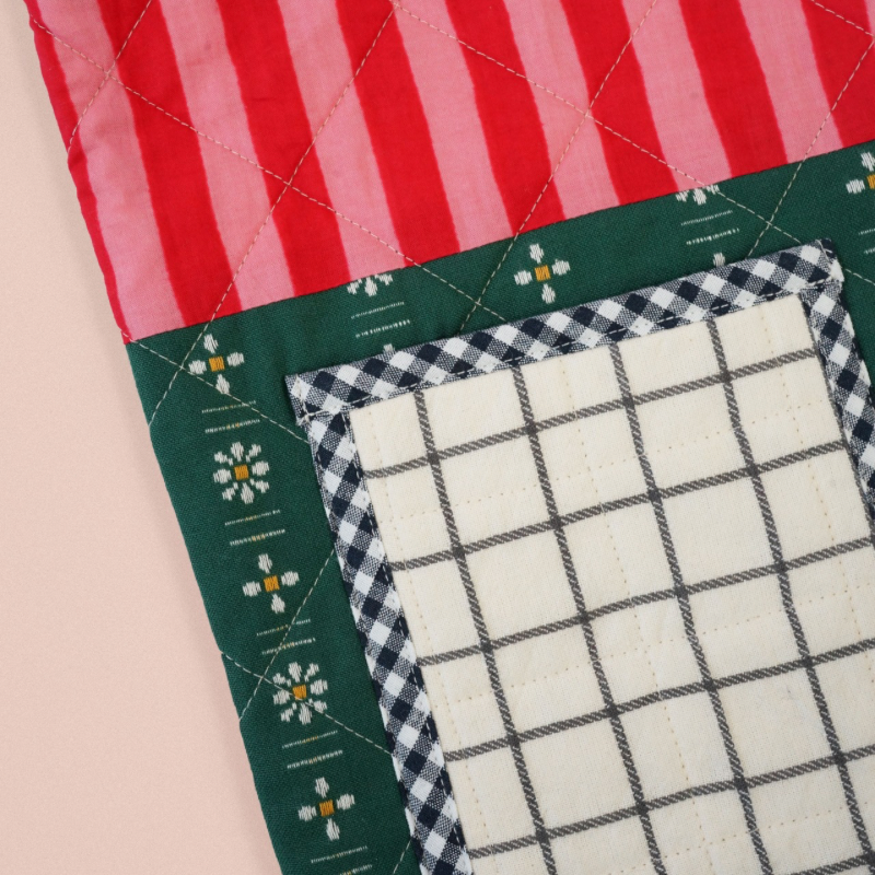Matchy Matchy Sewing Club Quilted Pocket Stocking