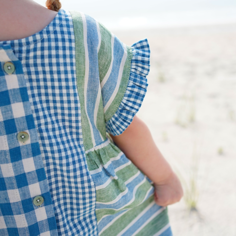 Kids Collage Gather Dress