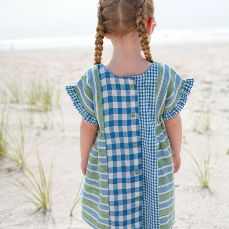 Kids Collage Gather Dress