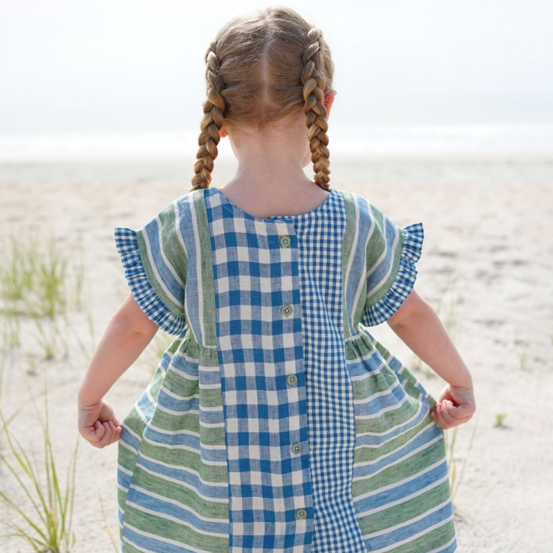 Kids Collage Gather Dress