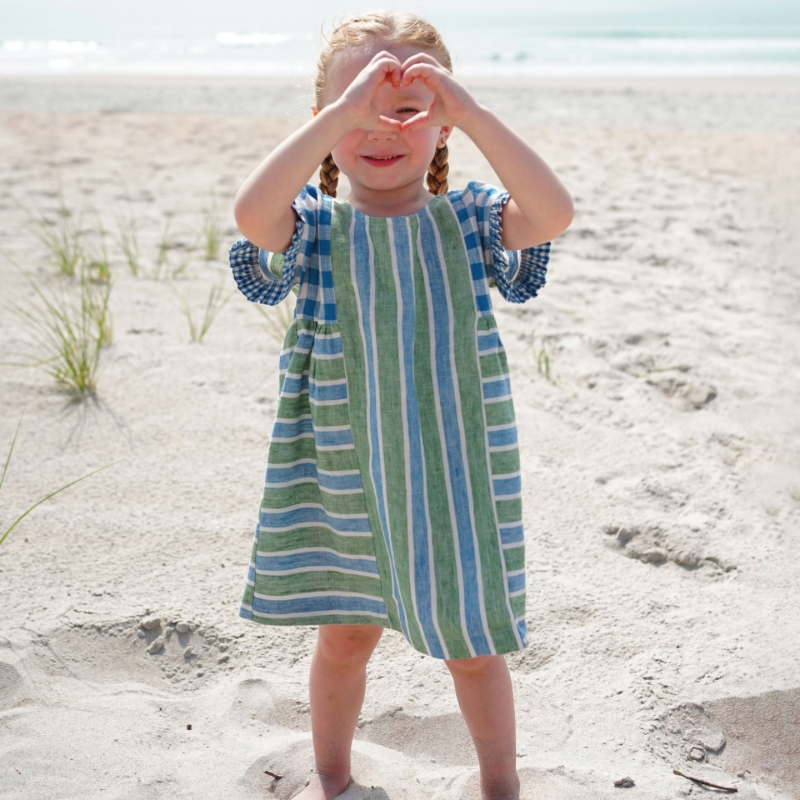 Kids Collage Gather Dress
