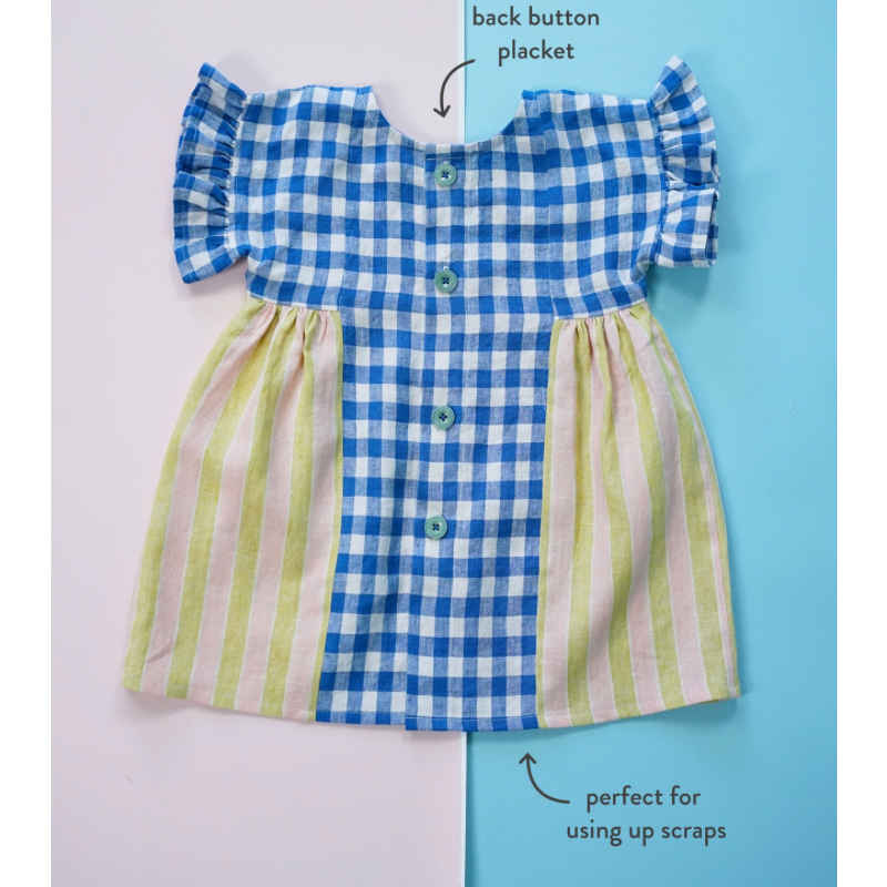 Kids Collage Gather Dress