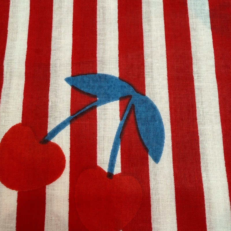 Cherry Cotton Block