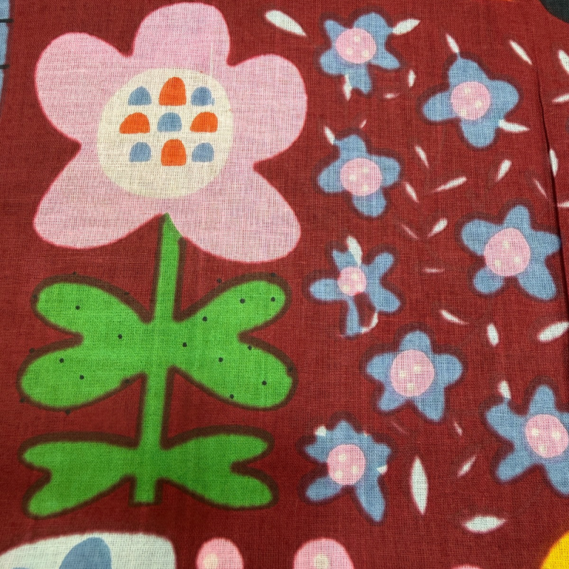 Mimi Grape Cotton Block