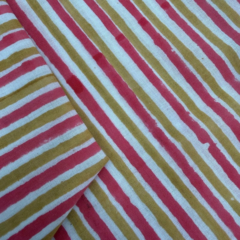 Mabel Stripe Cotton Block