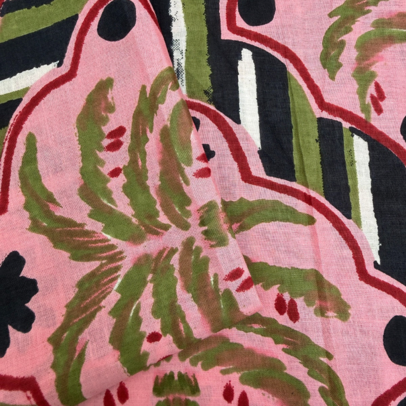 Priscilla Blue Cotton Block