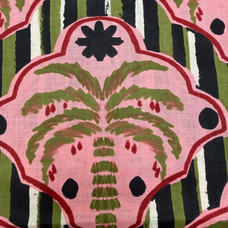 Priscilla Blue Cotton Block