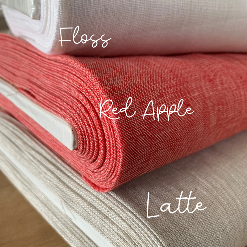 Lydia Floss 100% Linen . $42.00/metre