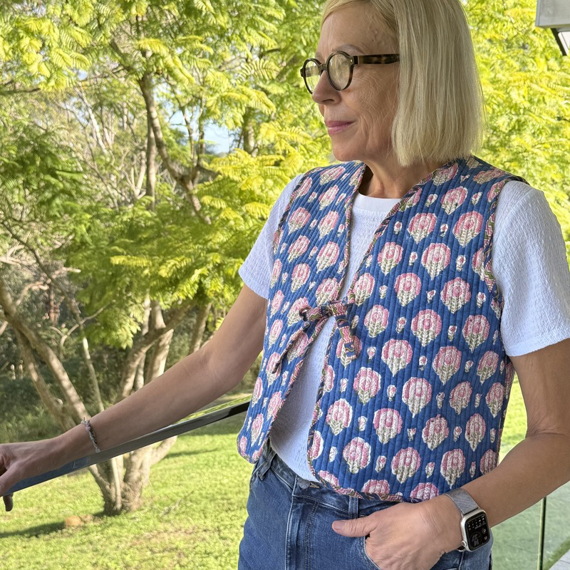 Quilted Cotton Block - Geneveive