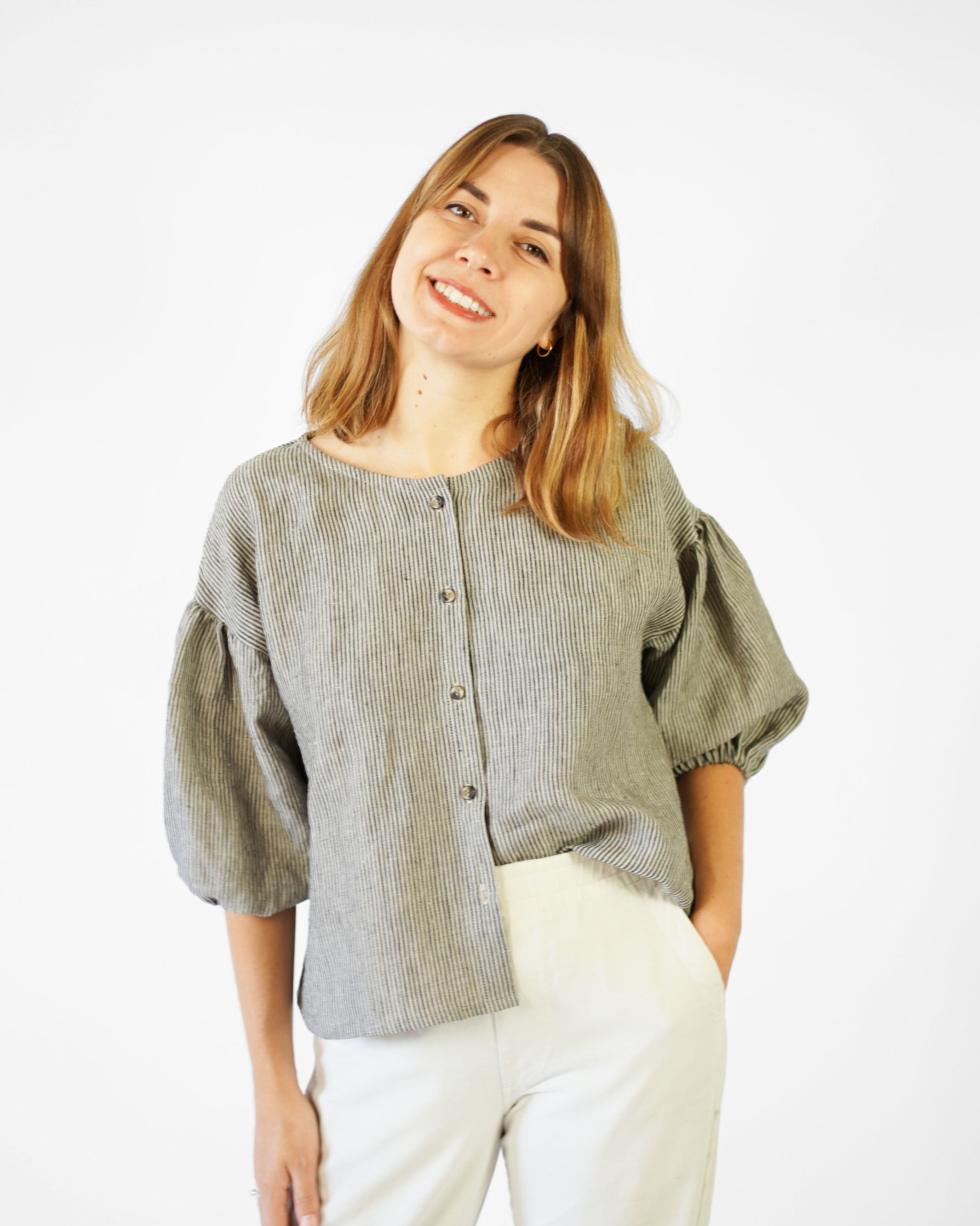 Matchy Matchy Sewing Club- Perfect Puff Sleeve Top PDF Pattern
