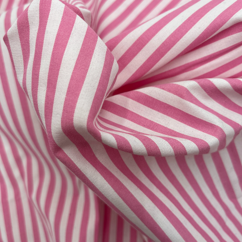 Bubblegum Cotton Stripe