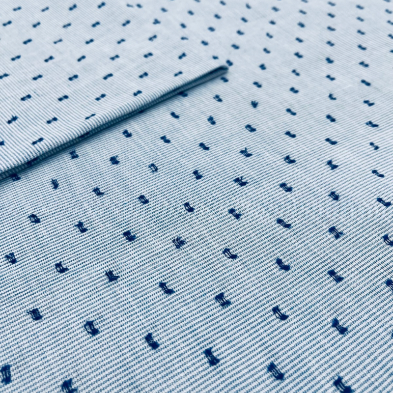 Foxwood Shirting Blue