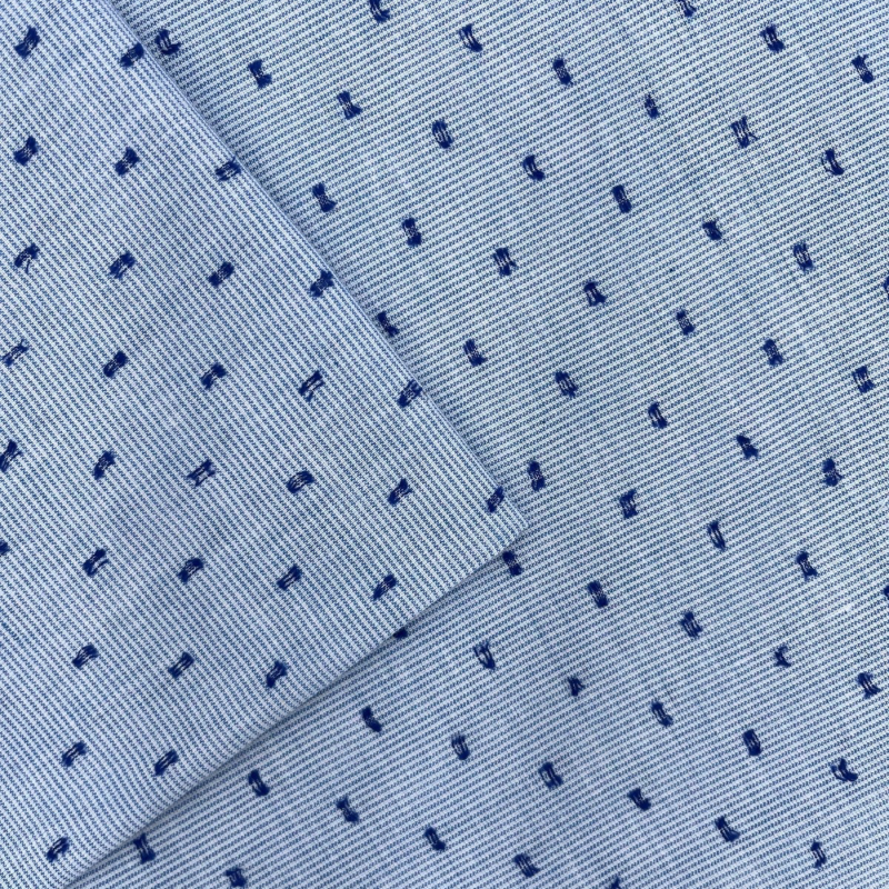 Foxwood Shirting Blue