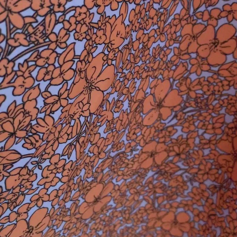 Video of Flora cotton fabric