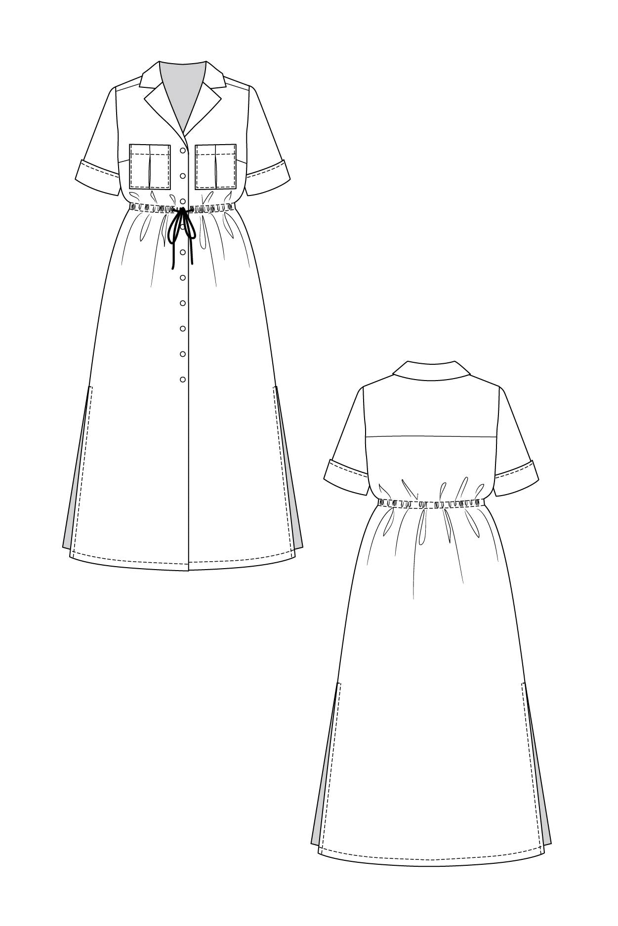 REETA shirt dress
