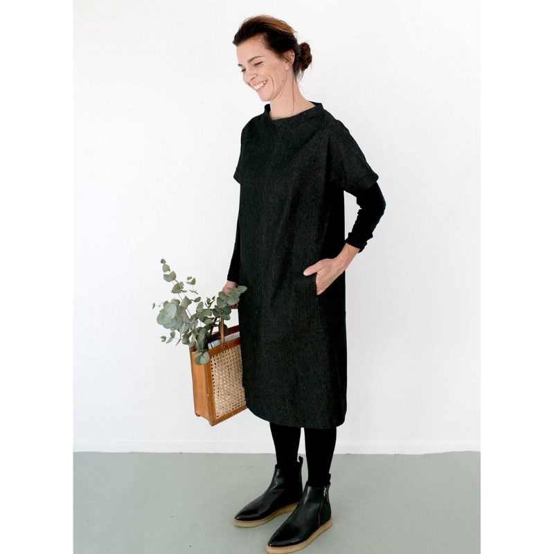 The Assembly Line Cap Sleeve Dress