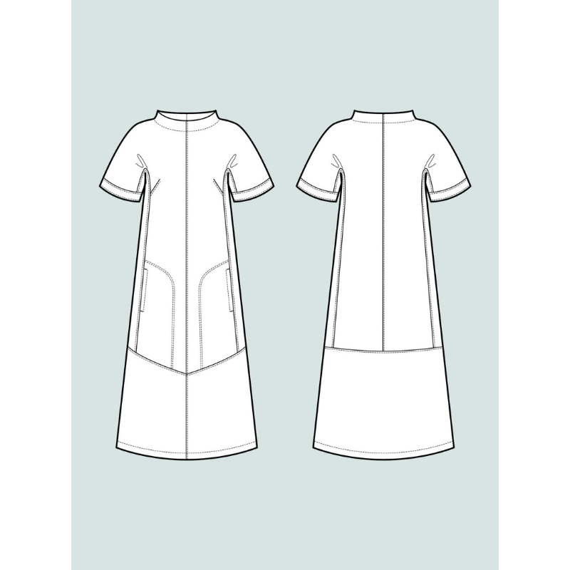 The Assembly Line Cap Sleeve Dress