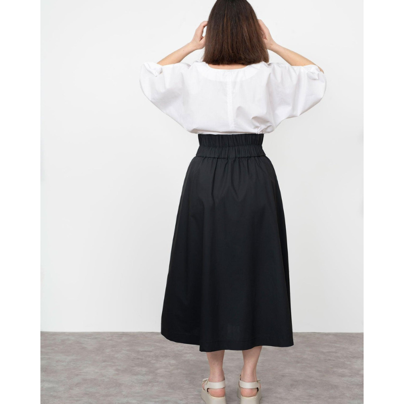 The Assembly Line Elastic Waist Maxi Skirt
