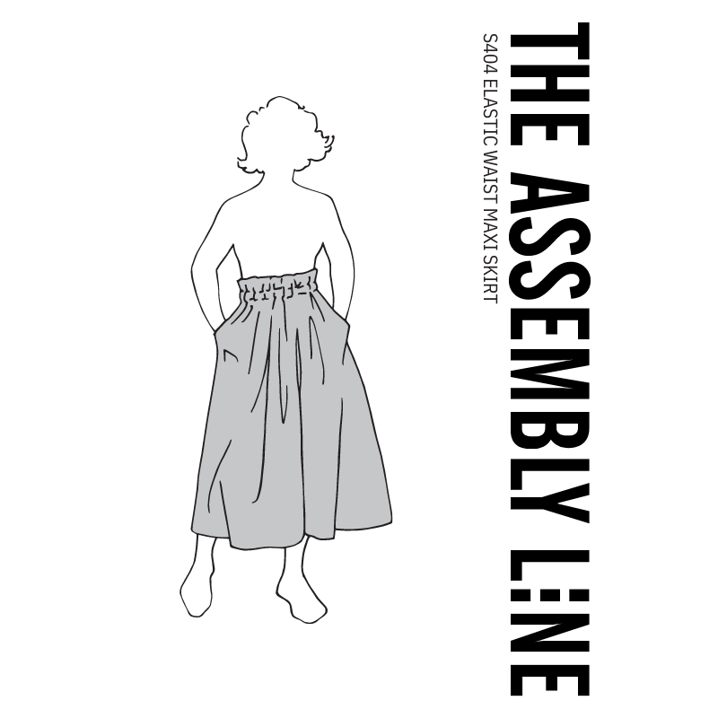 The Assembly Line Elastic Waist Maxi Skirt
