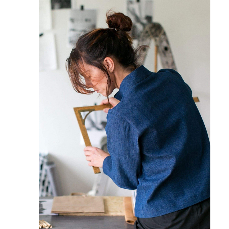 The Assembly Line Elastic Tie Sweater
