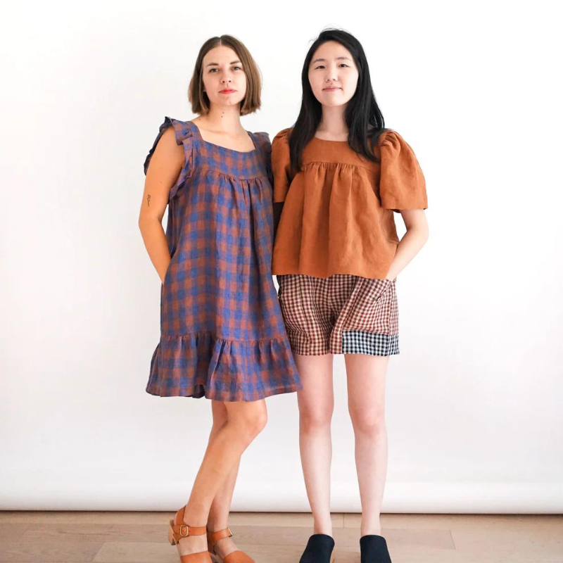 Matchy Matchy Sewing Club - Champagne Field Dress and Top PDF Pattern