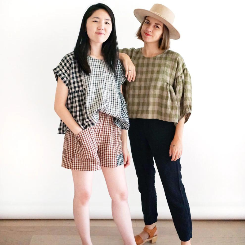 Matchy Matchy Sewing Club - Collage Gather Top PDF Pattern