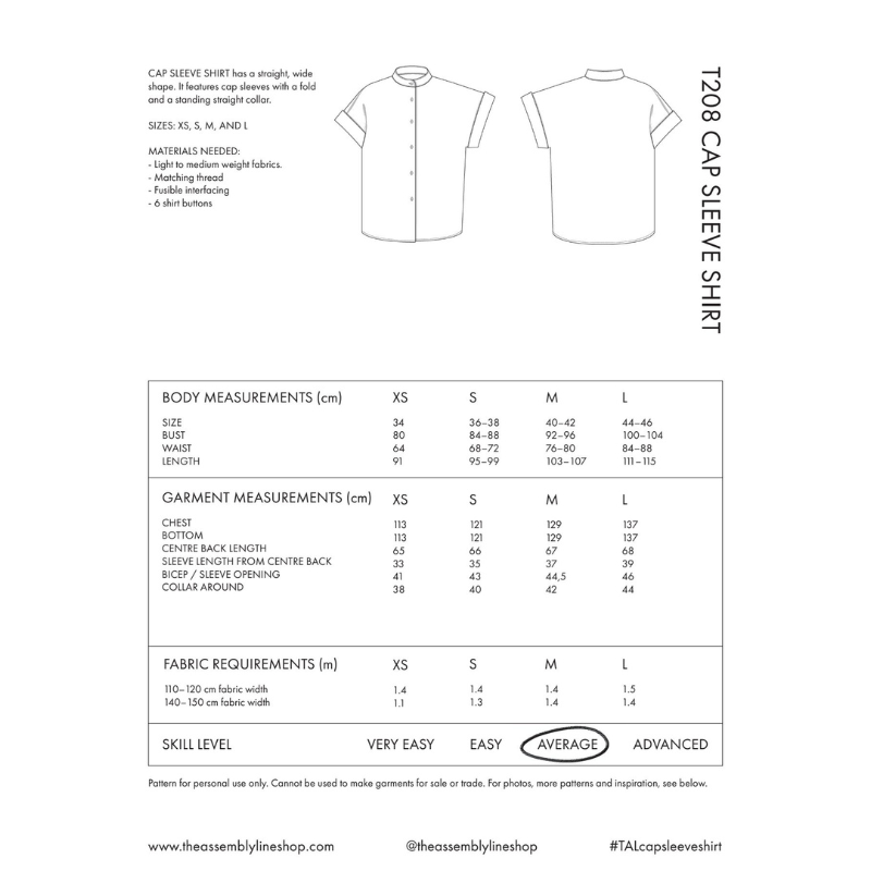 The Assembly Line Cap Sleeve Shirt