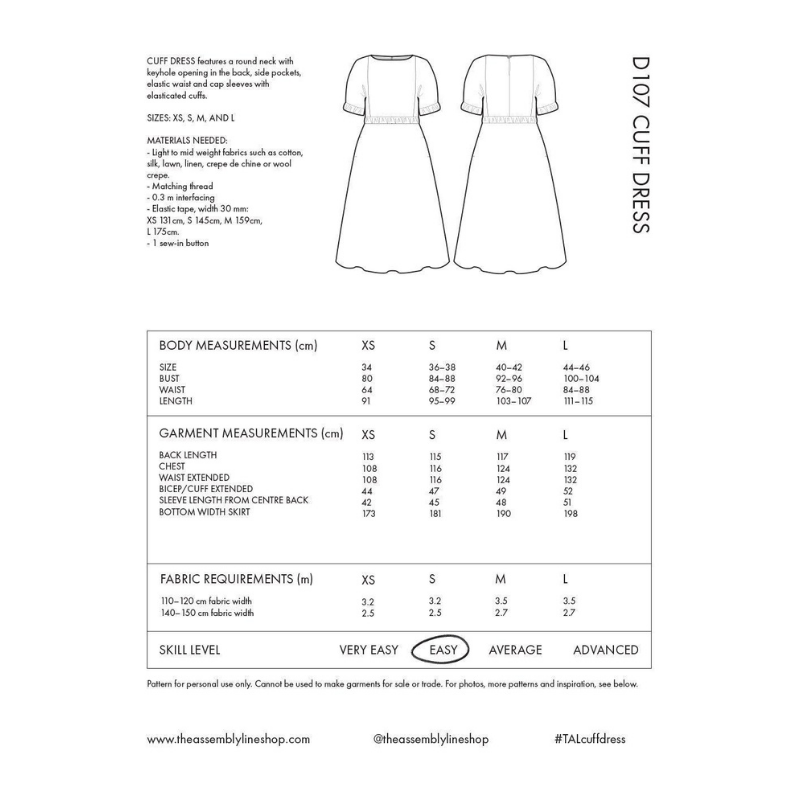 The Assembly Line Cuff Dress