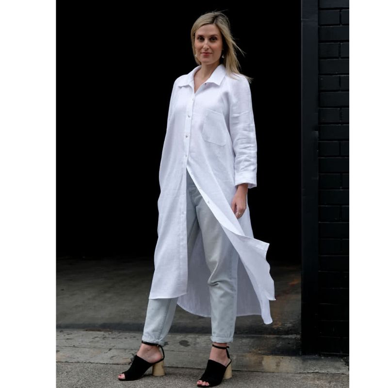 Anais Woven Shirt Dress