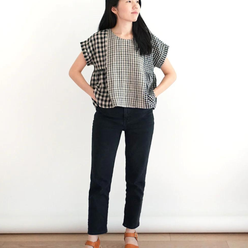 Matchy Matchy Sewing Club - Collage Gather Top PDF Pattern