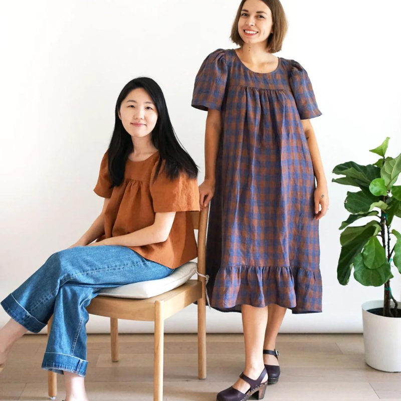 Matchy Matchy Sewing Club - Champagne Field Dress and Top PDF Pattern