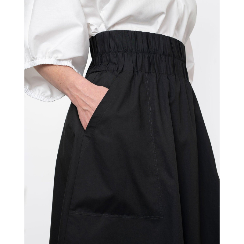 The Assembly Line Elastic Waist Maxi Skirt