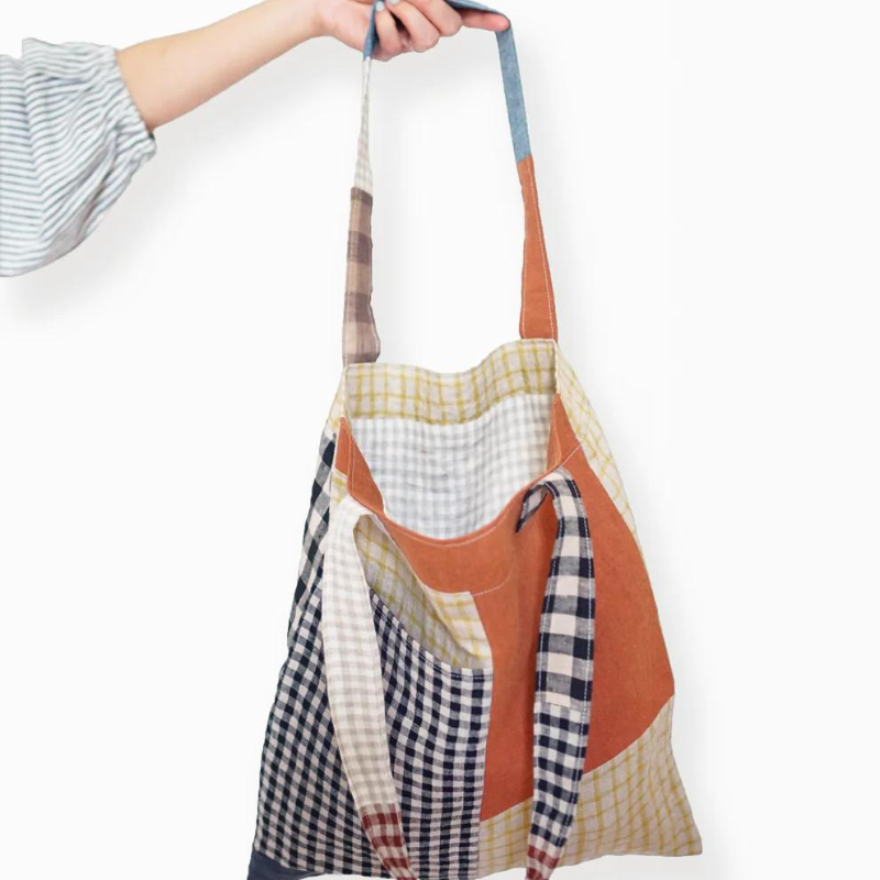 Matchy Matchy Sewing Club - Stash Pocket Tote PDF Pattern