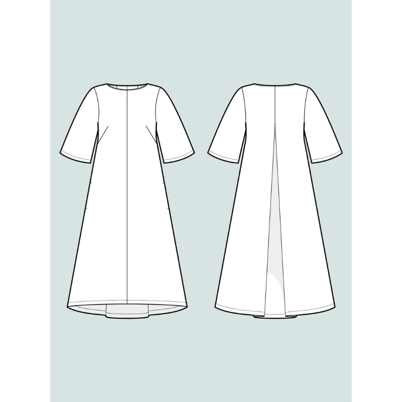 The Assembly Line Box Pleat Dress