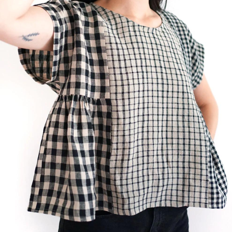 Matchy Matchy Sewing Club - Collage Gather Top PDF Pattern