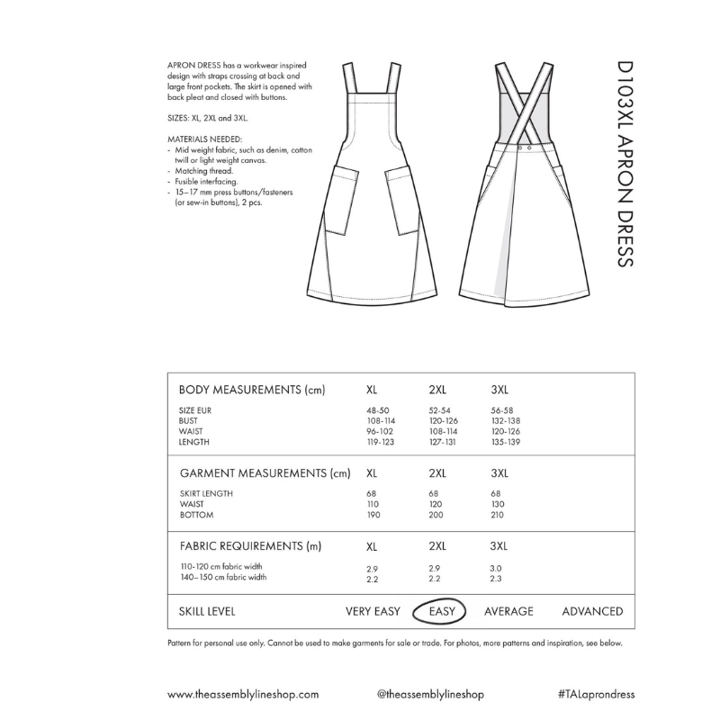 The Assembly Line Apron Dress