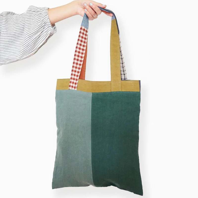 Matchy Matchy Sewing Club - Stash Pocket Tote PDF Pattern