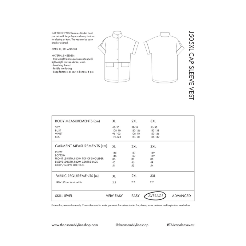 The Assembly Line Cap Sleeve Vest
