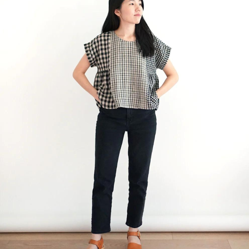 Matchy Matchy Sewing Club - Collage Gather Top PDF Pattern