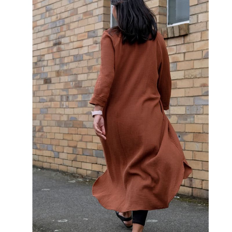 Anais Woven Shirt Dress