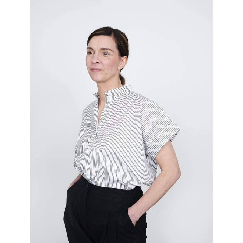 The Assembly Line Cap Sleeve Shirt