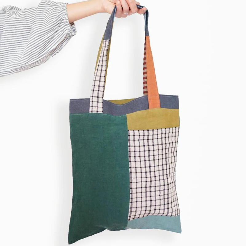 Matchy Matchy Sewing Club - Stash Pocket Tote PDF Pattern