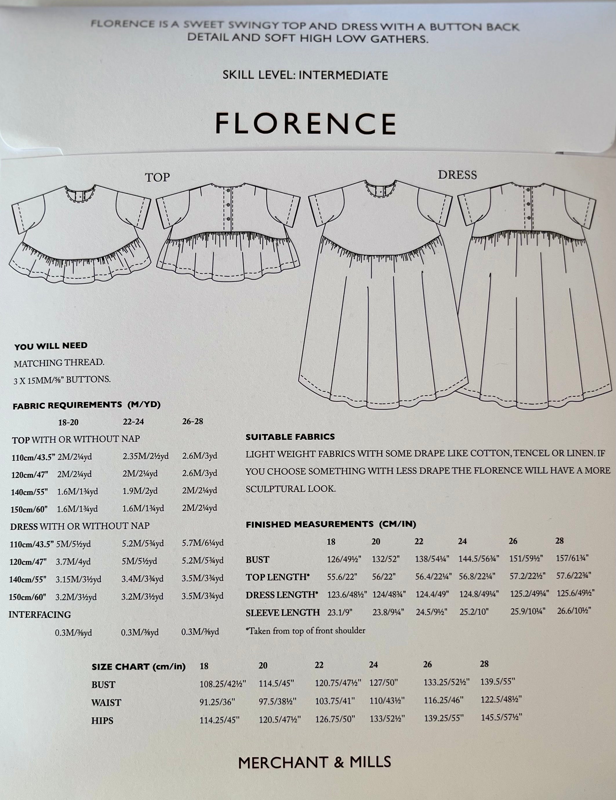 Florence Dress and Top