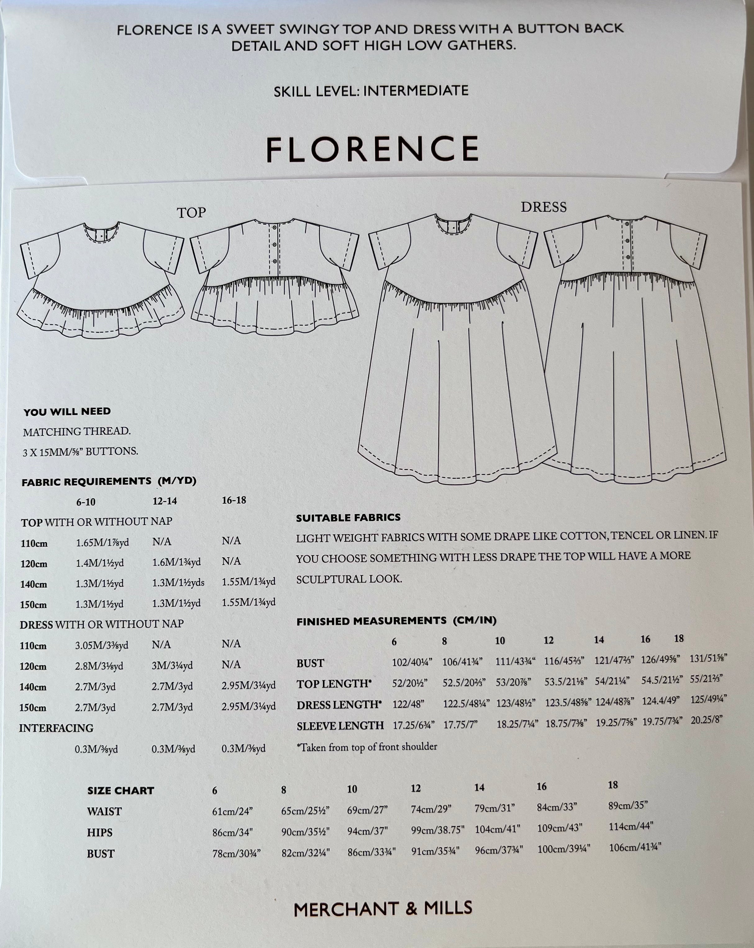 Florence Dress and Top
